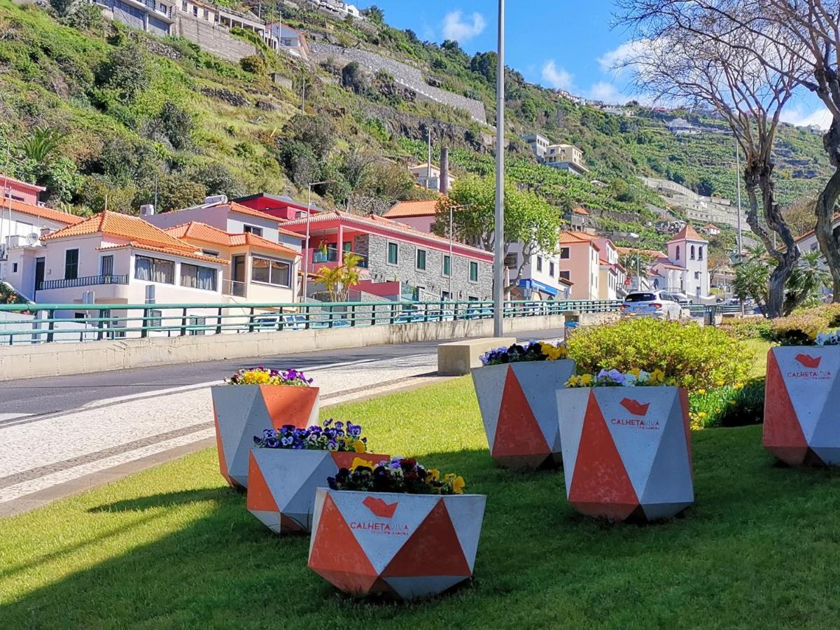 Charming Studios In Calheta Beach - Villa Esmeralda Eksteriør billede